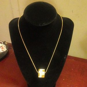 Gold flake neckless